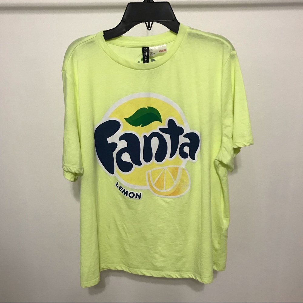 Gently worn Fanta top shirt comfy lemon Fanta
